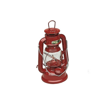 Petroleum lamp, red, 30 cm