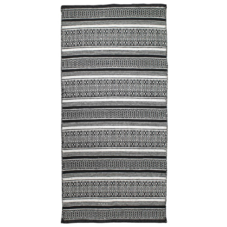 Scandi Rug - Black and White