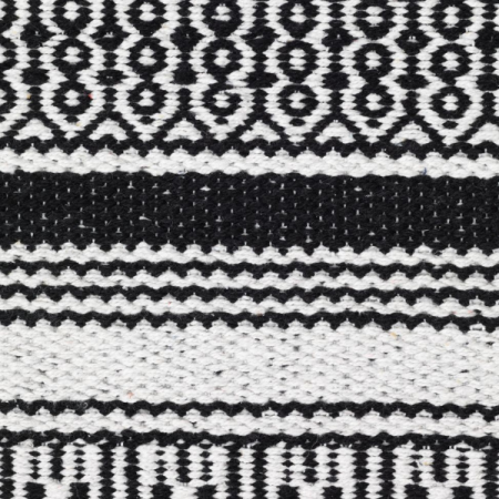 Scandi Rug - Black and White