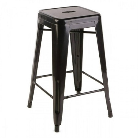 Bar chair - Tolix, black 