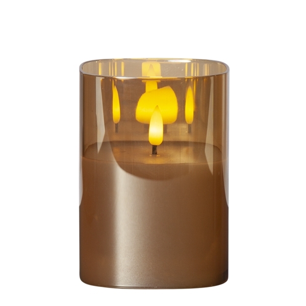 Baterijska sveča Amber zlata