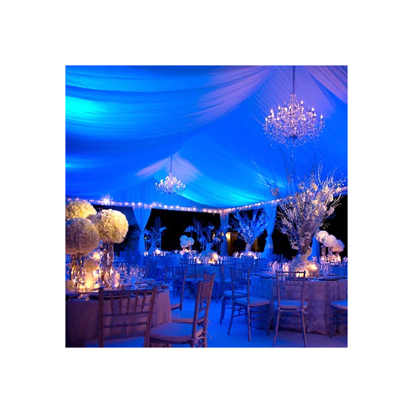 Tent wedding party