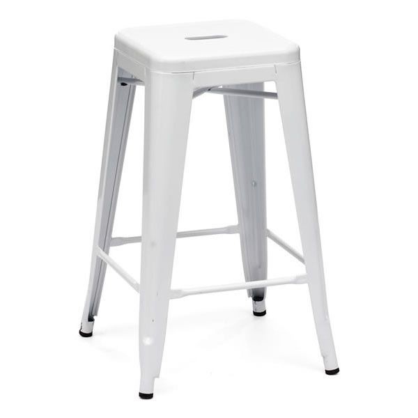 Bar chair - Tolix, white