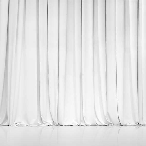 Curtain white L