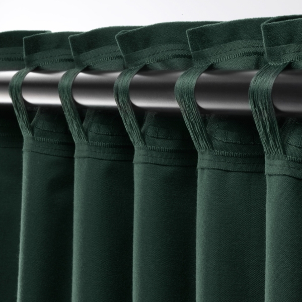 Curtain Velvet Green